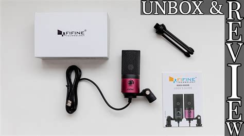 FiFine Condenser Microphone K669 Unboxing, Test & Review — JASON YADLOVSKI