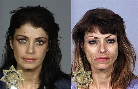 From Drugs to Mugs: Shocking before and after images show the cost of drug addiction