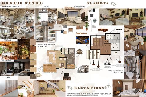 Rustic Villa Interior Design on Behance