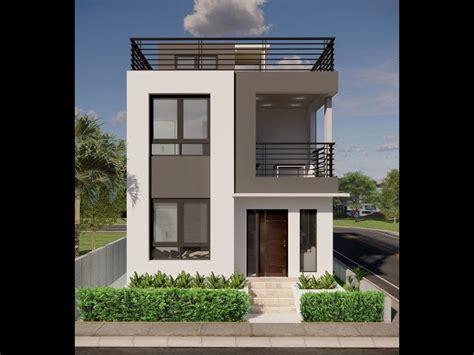 2 Storey House Design With Roof Deck