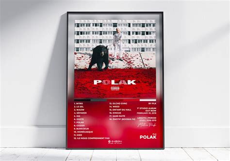 Poster Album Polak De PLK Album Poster Album Cover Rapper - Etsy