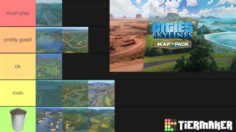Cities Skylines: Map Pack 2 - Tier List - YouTube