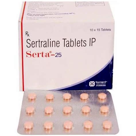 Sertraline Sertaline 25 Mg, 15 Tablets In 1 Strip, Prescription at Rs 91/stripe in Nagpur