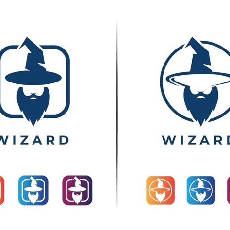 wizard logo design and app icon concept Logo Template Wizards Logo, App Icon, Logo Templates ...