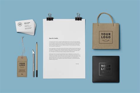 Brand Identity Mockup PSD Template – Download PSD