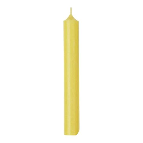 Candle 25*2,2 cm Yellow • Nordic Temptations