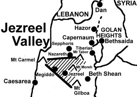 Jezreel Valley and Mount Carmel