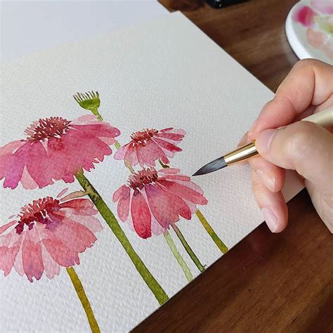 30 Floral Watercolor Painting Ideas for Beginners - Beautiful Dawn ...