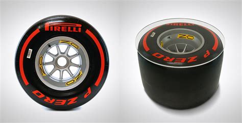 Formula 1 Wheel and Pirelli Tire Coffee Table - Super Soft Compound