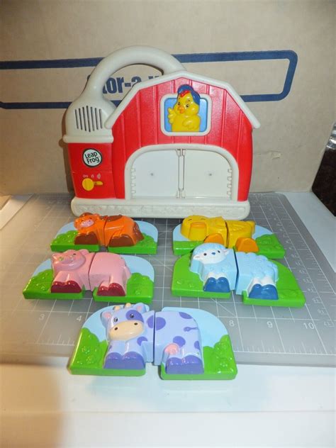 LeapFrog FRIDGE FARM MAGNETIC ANIMALS Complete Set Duck Pig Horse Sheep ...