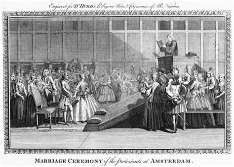 Posterazzi: Protestant Wedding 1700S NMarriage Ceremony Of The ...