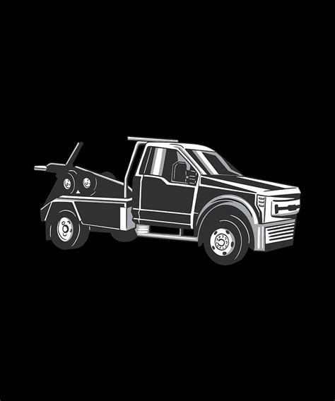 Tow truck design big tow truck gifts Digital Art by Norman W - Fine Art America