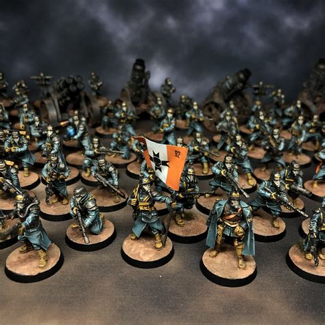 How to Paint Everything: Veteran Guardsmen (Death Korps of Krieg ...