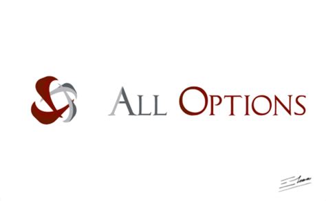 All Options - logo design for options trading and international market creation