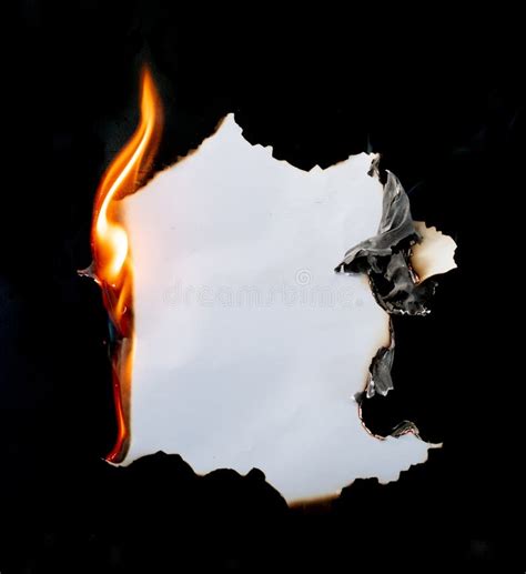 Burning paper stock photo. Image of aged, idea, flame - 15185280