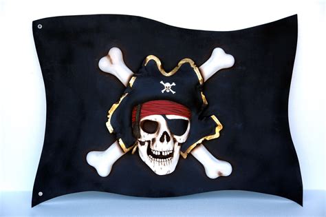 Pirate Flag Pirate Flag [PIR02491] - $299.99 : Life Size Statues, Fiberglass statues bronze ...