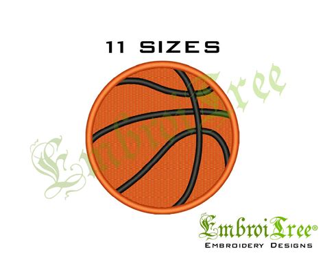 Basketball Embroidery Design Machine Embroidery Designs | Etsy