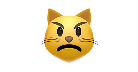 😾 Pouting Cat Emoji — Dictionary of Emoji, Copy & Paste