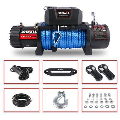 Ebay electric winch synthetic rope trailer towing wireless remote for truck jeep suv – Artofit