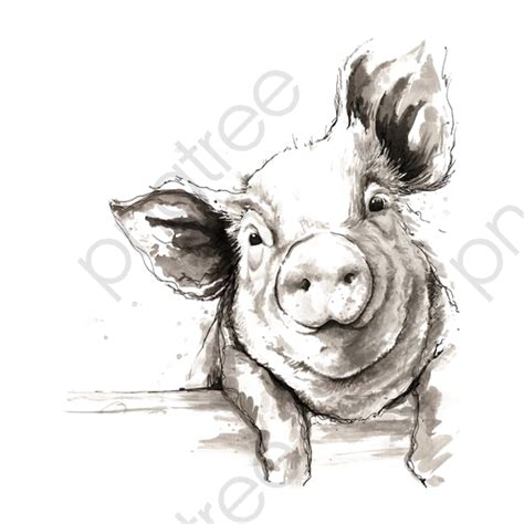 Sketch Pig | Pig art, Art inspiration, Animal art