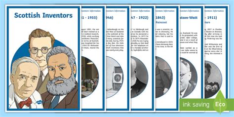 Scottish Inventors for Kids Posters - Teacher-made Resource