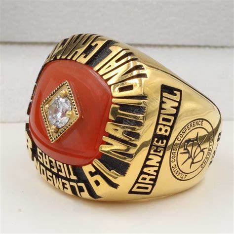 1981 Clemson Tigers National Championship Ring – Best Championship Rings|Championship Rings Designer