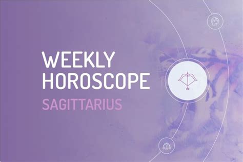 Sagittarius Weekly Horoscope - Your Astrology Forecast by WeMystic