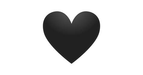 🖤 Corazón Negro Emoji