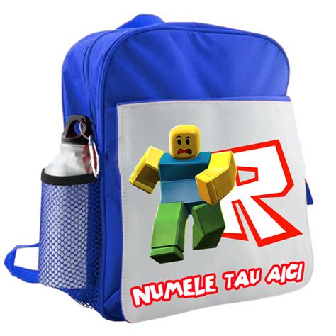 Rucsac ROBLOX Toy Block cu numele tau | Smile Foto