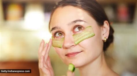 Try this DIY cucumber mask to soothe tired eyes | Life-style News - The Indian Express