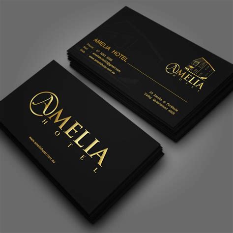 Amelia Hotel business cards | Business card contest