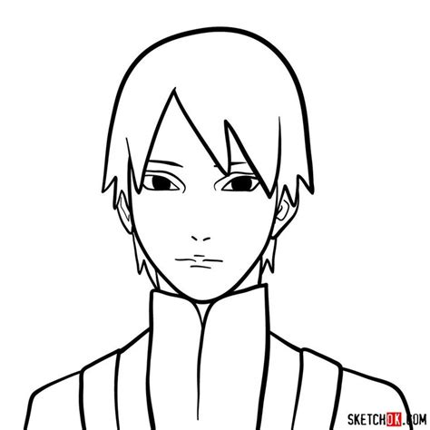 How to draw Sai Yamanaka's face | Naruto drawings easy, Easy drawings ...