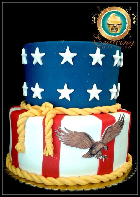 American Flag Cake - CakeCentral.com