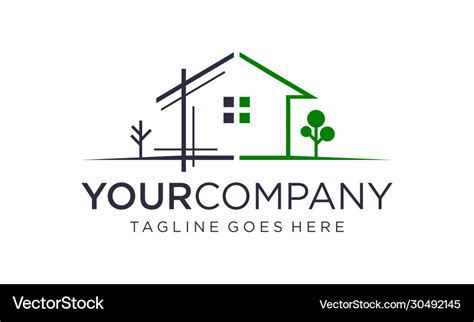 Home renovation logo design concept Royalty Free Vector