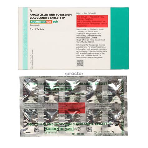 Augmentin 625 Duo Tablet - Uses, Dosage, Side Effects, Price ...