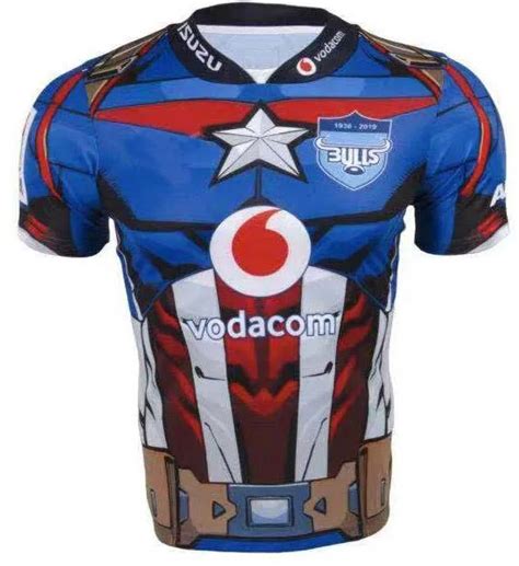 2019 Super Rugby XV Northern Blue Bulls Heroes Version Men's RUGBY ...