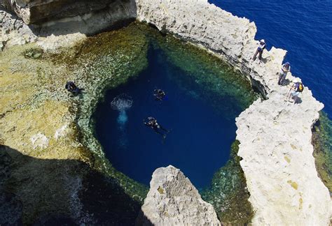 blue hole | apparently one of the best dive sites in europe | Martin Lopatka | Flickr