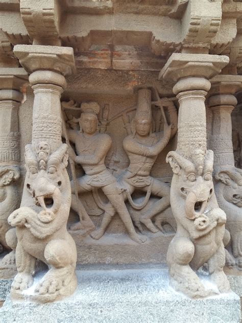 Relief Sculptures, Kailasanatha Temple (Illustration) - World History Encyclopedia