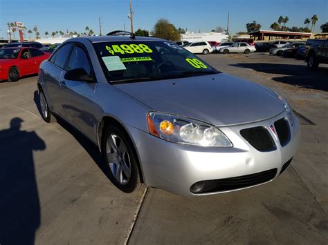 Used 2009 Pontiac G6 Sedan for Sale in Phoenix AZ 85301 New Deal Pre-Owned Autos