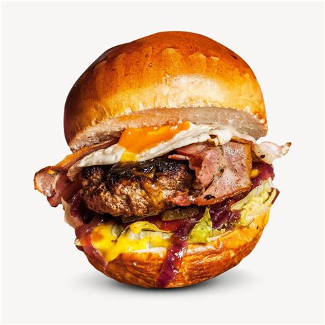 Burger junk food isolated | Free Photo - rawpixel