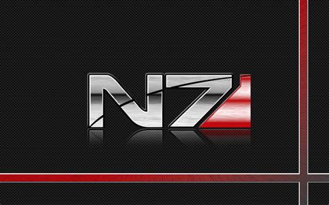 Mass Effect N7 Logo Wallpaper by pyrogx2000 on DeviantArt