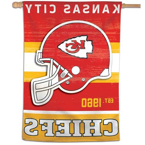 Kansas City Chiefs Flag Classic Logo Banner | Logo banners, ? logo ...