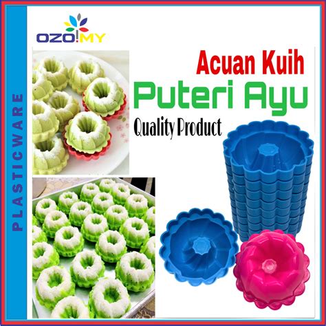 Acuan Kuih Ayu / Jelly Mould / Pudding Mould / Kuih Apam Puteri Seri ...