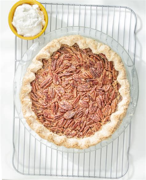 Southern Bourbon Pecan Pie with Bourbon Whipped Cream | ILovePecans