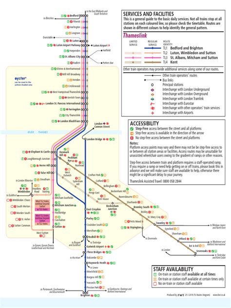 Thameslink_route_map.pdf | Rail Transport | Passenger Rail Transport