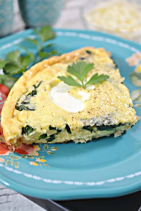 Spinach and Ricotta Frittata - Easy Keto Frittata Recipe