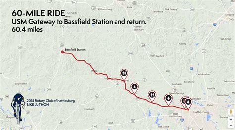 60-MILE ROUTE | Rotary Club of Hattiesburg