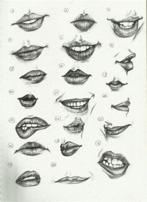 Simple Sketches Of Lips | Lipstutorial.org