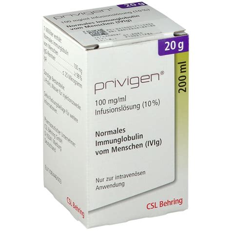 Privigen® 100 mg/ml 20 g 200 ml mit dem E-Rezept kaufen - Shop Apotheke