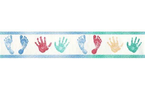 Baby Footprints Border - ClipArt Best